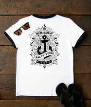 将图片加载到图库查看器,Salty Veins Ringer Tee