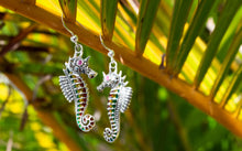 Load image into Gallery viewer, Tribal Seahorse Earrings
