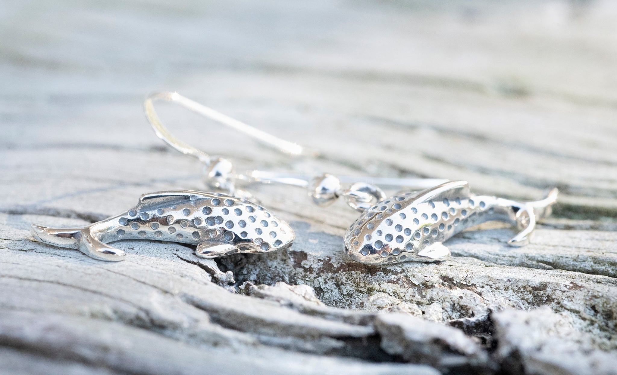 Whale shark earrings hotsell