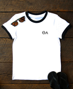 Salty Veins Ringer Tee